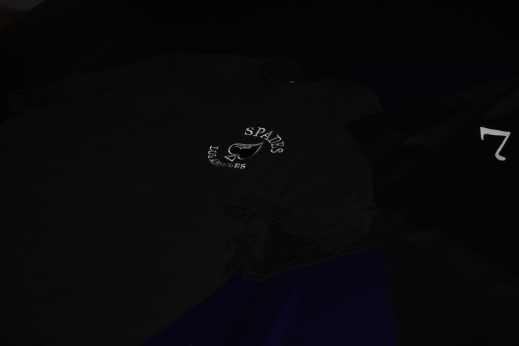 Embroidered Spades Los Angeles Oversized T-Shirt